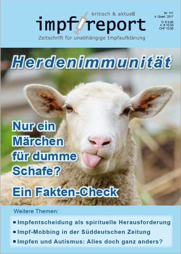 impf-report Ausgabe Nr. 117, IV/2017: Herdenimmunität: Nur ein Märchen für dumme Schafe?