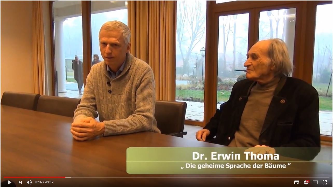 Dr. Erwin Thoma spricht über die geheime Sprache der Bäume